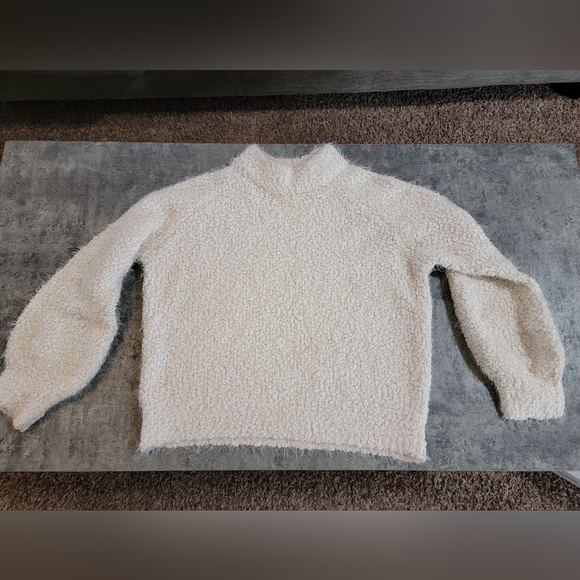 John + Jenn Sweaters - JOHN + JENN  Wubby Crop Mock Neck Sweater S